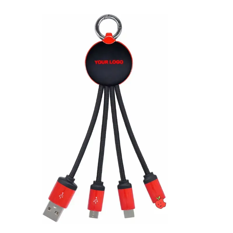 Round Light Up Charging Cable
