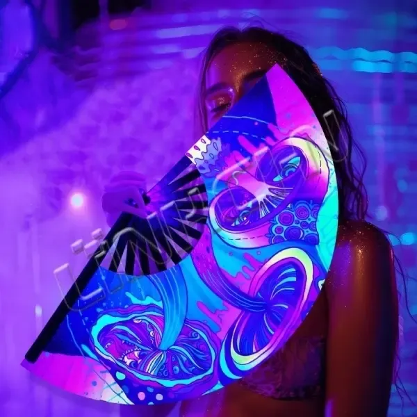 UV Fan Glow in the Dark
