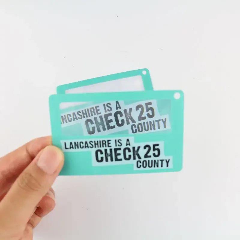 PVC Magnifier Card 