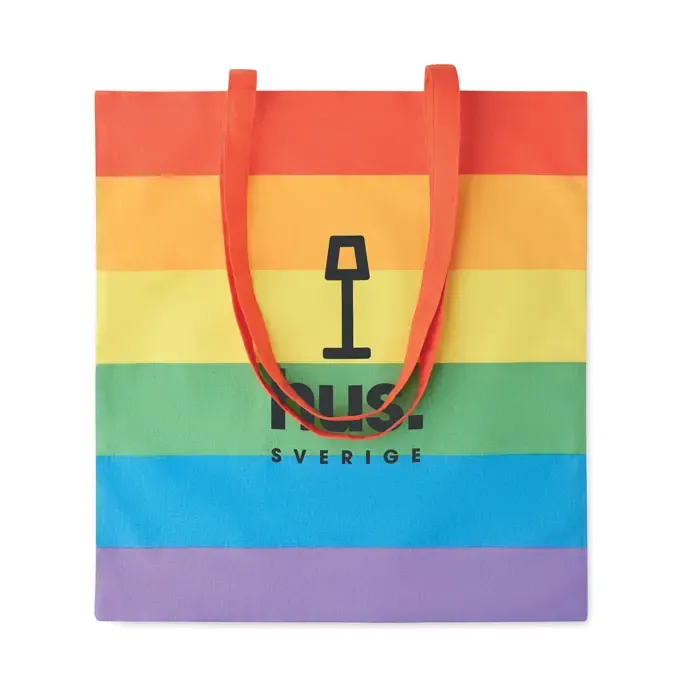 Rainbow Cutton Shopping Bag