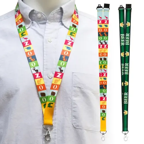 RPET Ribbed Lanyard