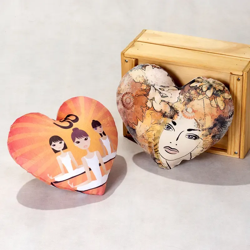 Ultra-Soft Plush Heart-Shaped Pillow