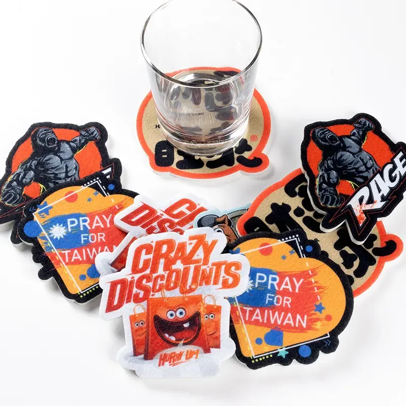 Recycled PET Felt Coasters