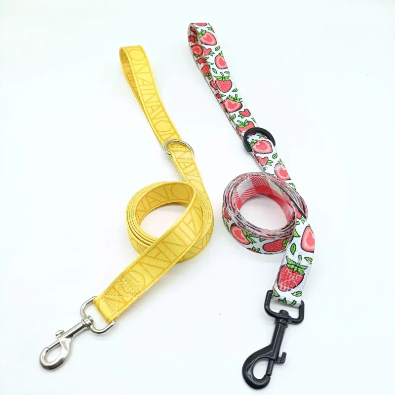 Premium 150cm Polyester Dog Leash with Custom Sublimation Print