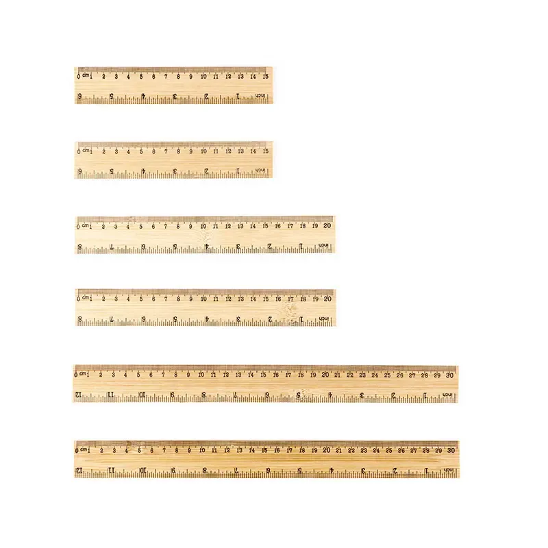 Dual Scale Wooden Ruler