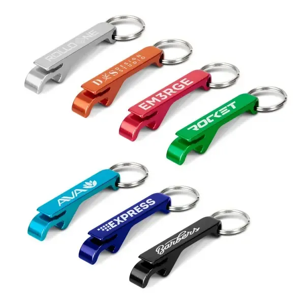 Metal Bottle Opener Key Ring