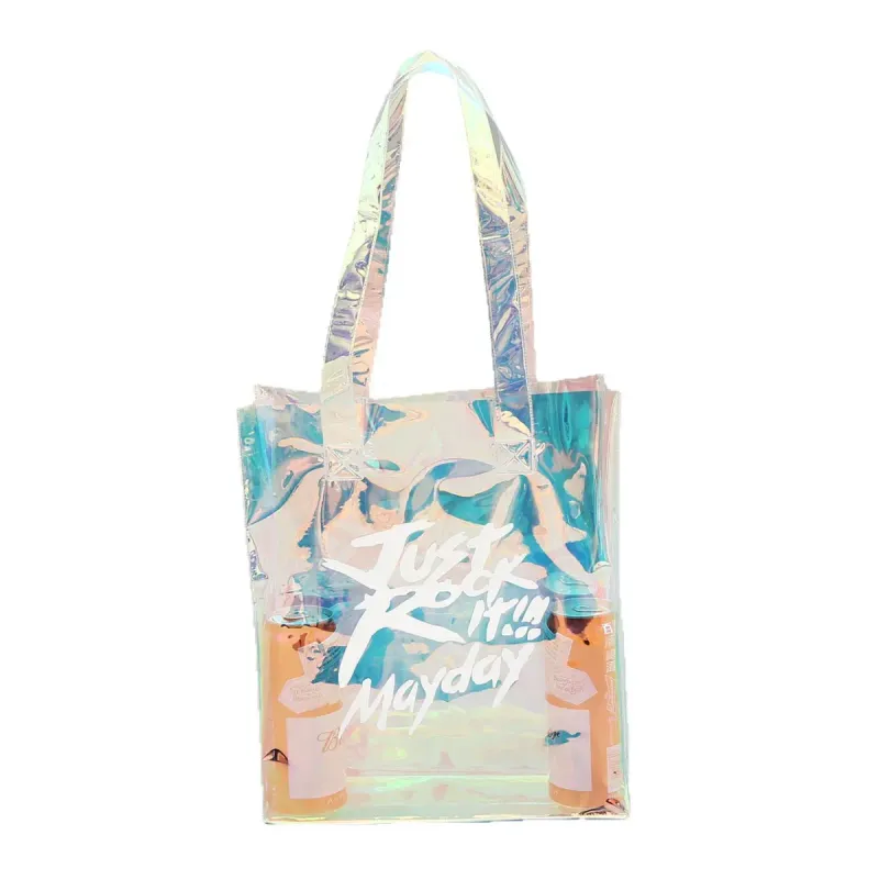 Clear Holographic Tote Bag